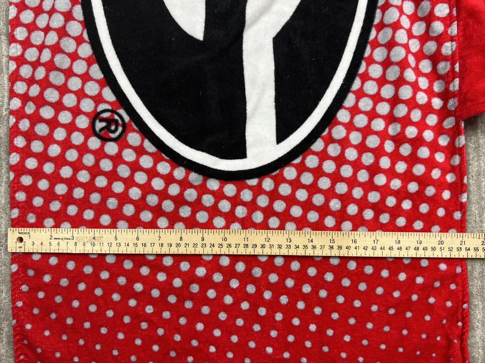 Toalla de playa Georgia Bulldogs juvenil con capucha 100 % algodón NCAA Foto 4 de 4