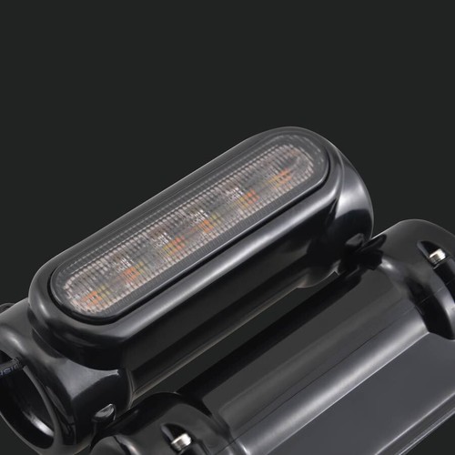 1.25'' Highway Guard Crash Bar White Driving Light Amber Turn Signal For Harley - Picture 11 of 12