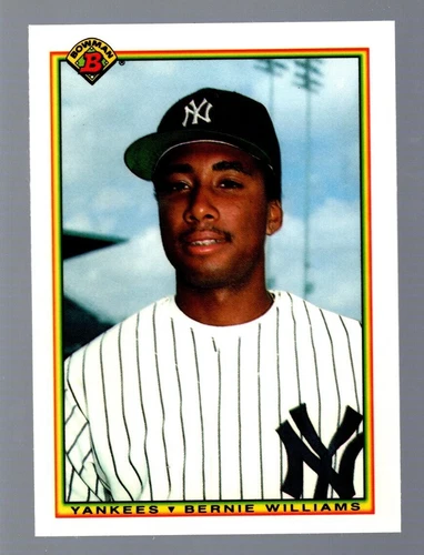 Bernie Williams 1990 Bowman Tiffany #439 RC