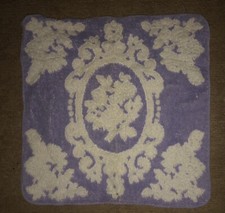 Cannon Royal Family All Cotton Purple/White Design High Quality USA Made 1960’s