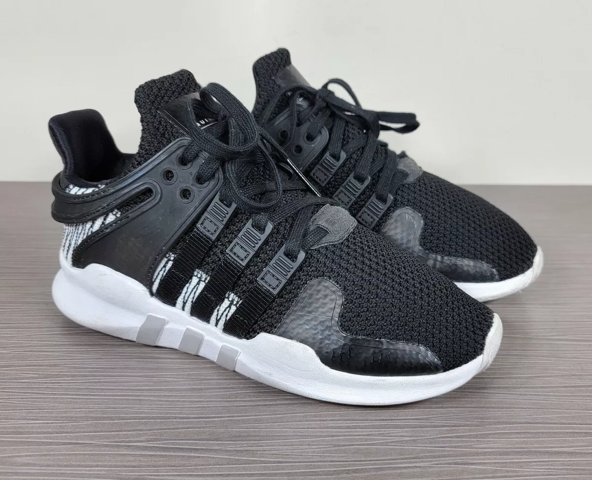 Zapatillas Adidas EQT Support ADV, negras/blancas/goma, para niños talla EE. UU./36 eBay