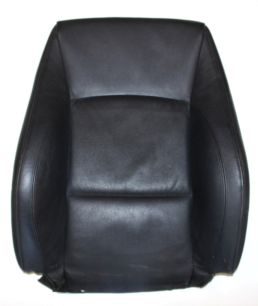 BMW OEM E90 E91 BLACK LEATHER FRONT PASSENGER SPORT SEAT BACK  