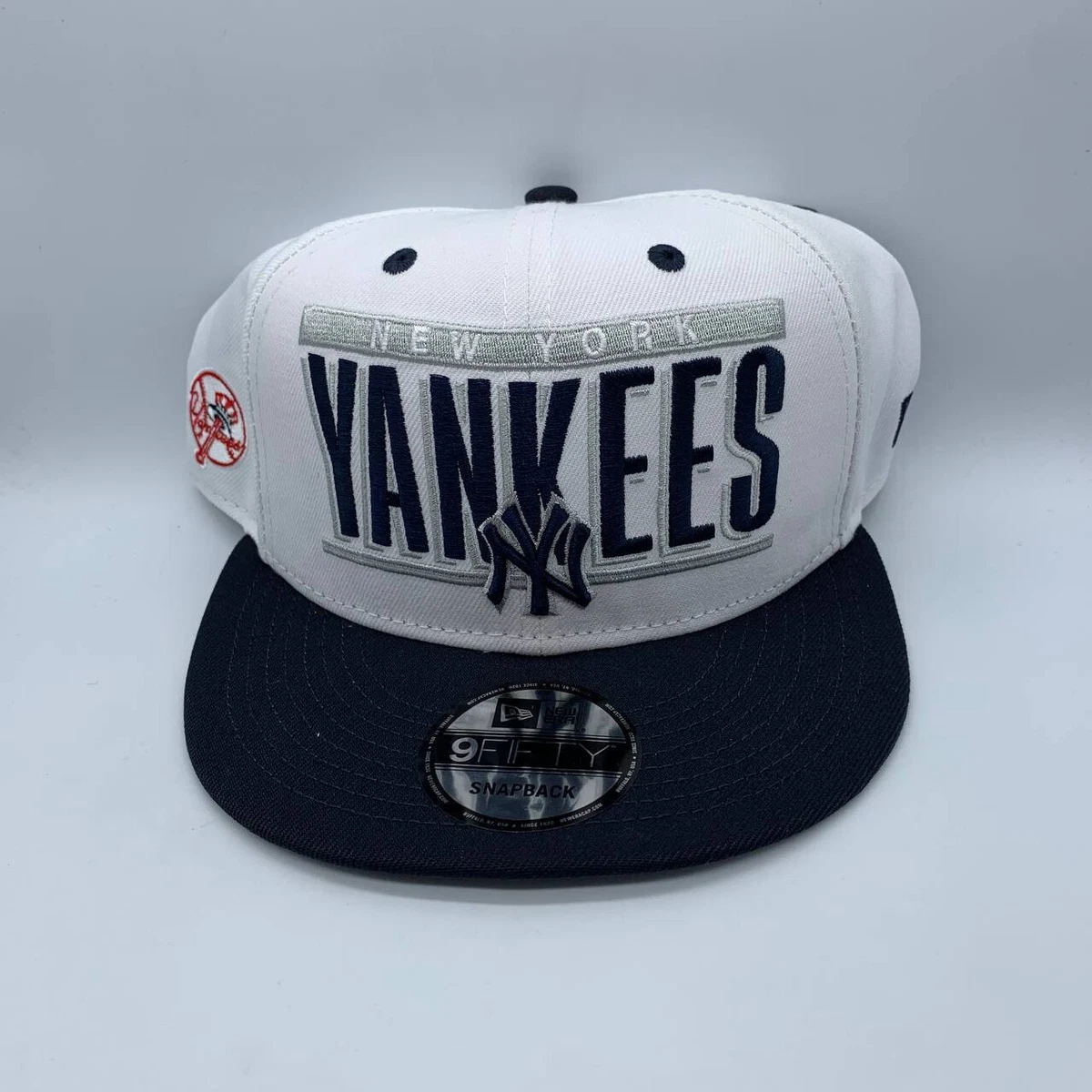 Casquette New Era New York Yankees Golfer Tee 9FIFTY Snapback blanche pour  homme