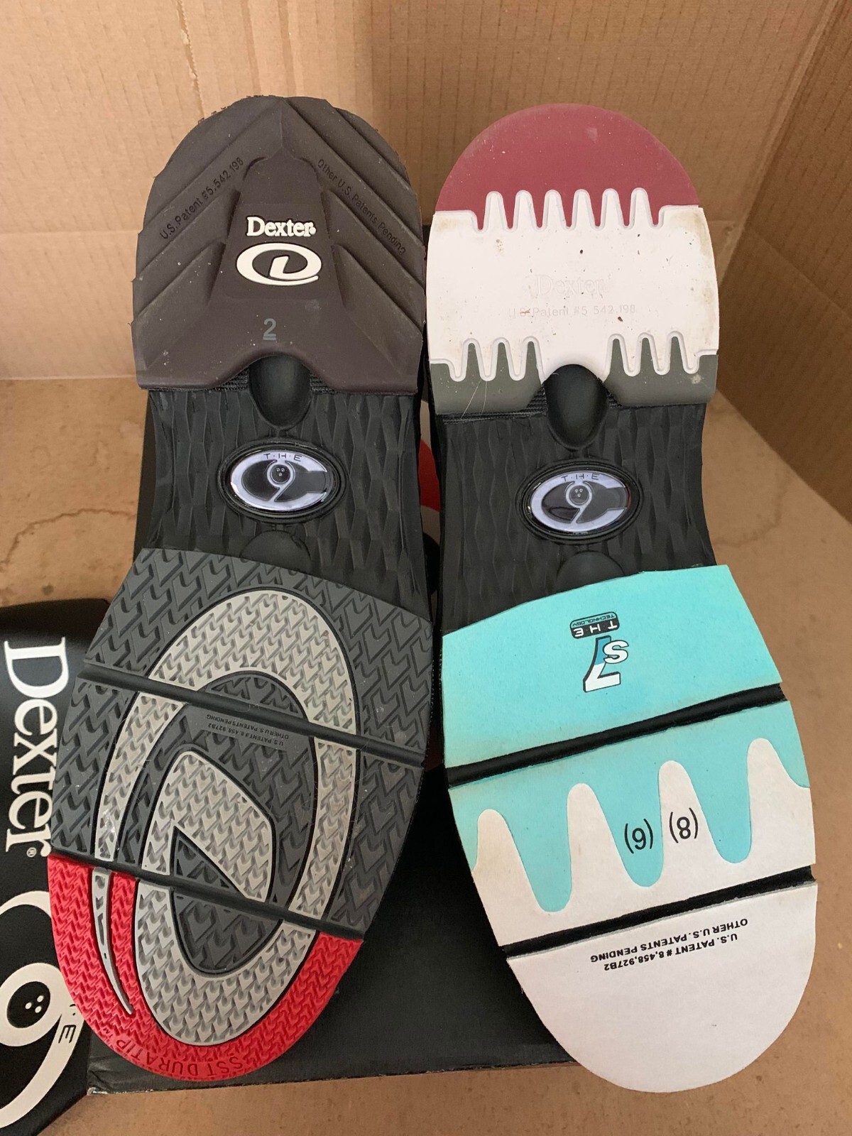 USED DEXTER C9 Lazer Color Shift Bowling Shoes RH Size 11 WIDE (EBAY ...