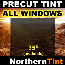 Precut Window Tint Film for Honda Civic 4dr 06-10 All 35% vlt (moderate dark)