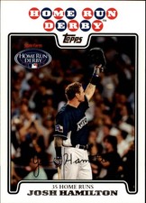 2008 Topps Update Baseball Card #UH202 Josh Hamilton