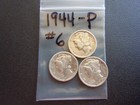 1944 P Mercury Dime Coin - 3 Coins #6 — photo 3