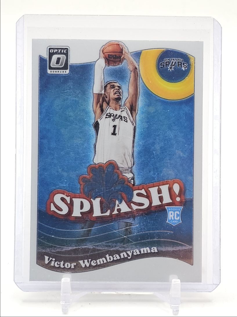 VICTOR WEMBANYAMA 2023-24 DONRUSS OPTIC SPLASH! ROOKIE SPURS RC Q1300