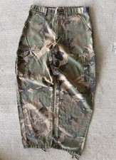 Vintage Men  s Duck Camo OG-107 Style Hunting Pants 70s USA Size 34 Duck Bay