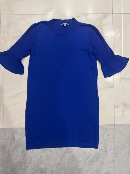 Women COS Dress Navy Viscose 36 #6QL4