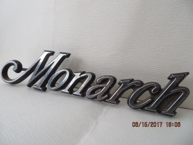 1974 1975 1976 1977 Mercury Monarch Fender Nameplate Emblem D54B-16B114AA OEM