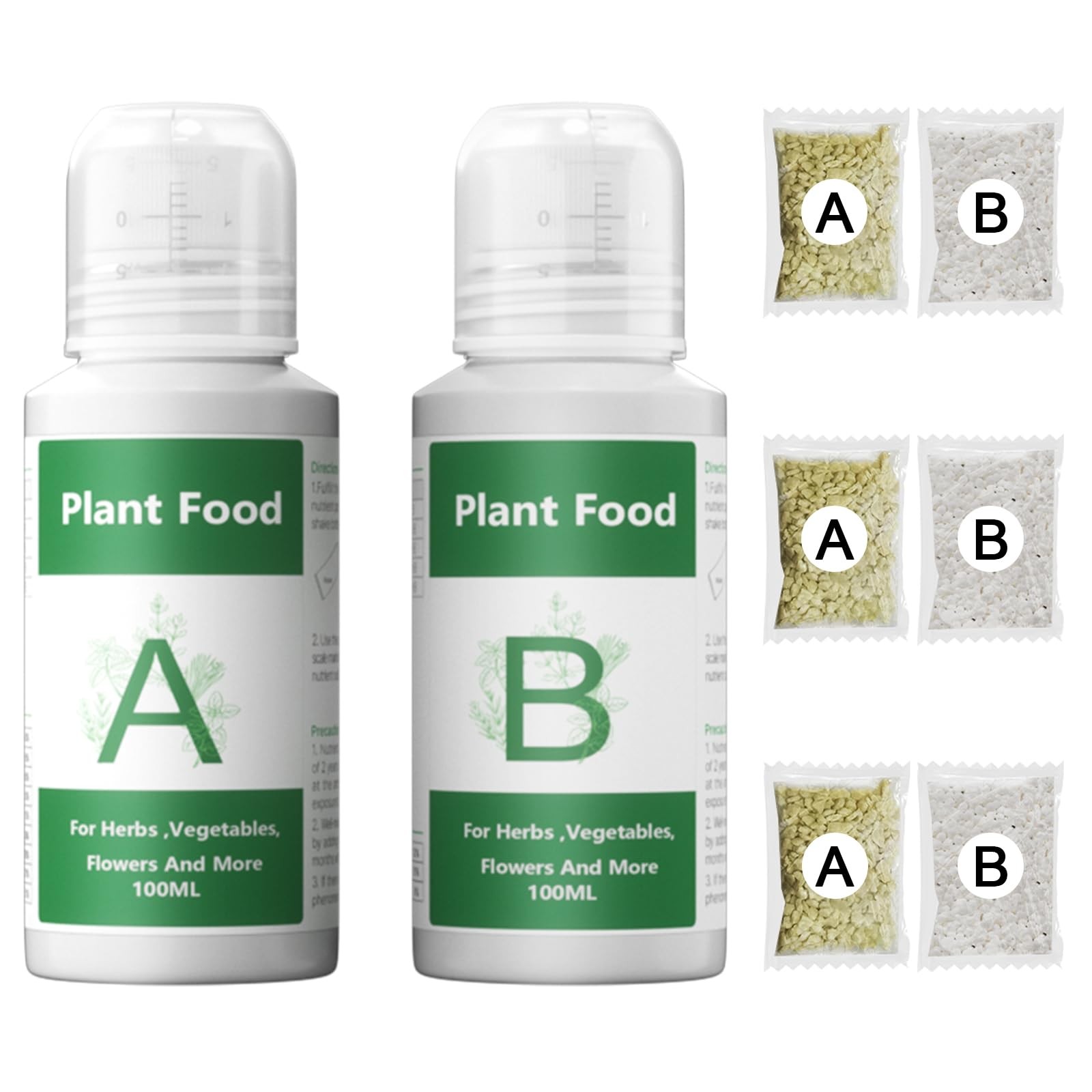 Hydroponics Nutrients for Aerogarden(800ml in Total), Plant 