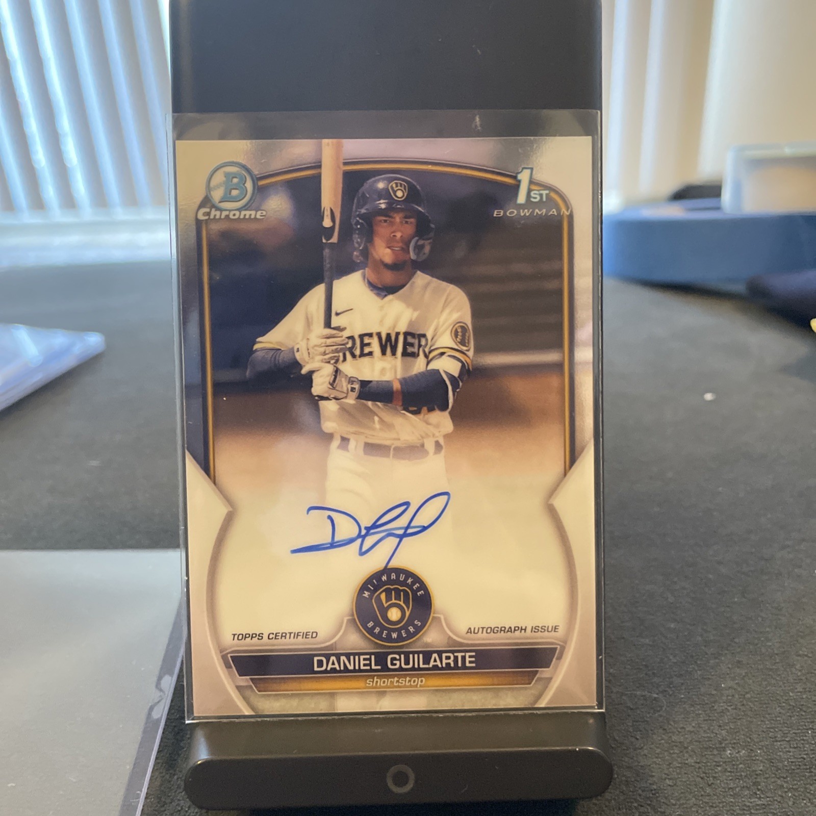 2023 Bowman Chrome Daniel Guilarte Prospect Auto 1st #CPA-DGE