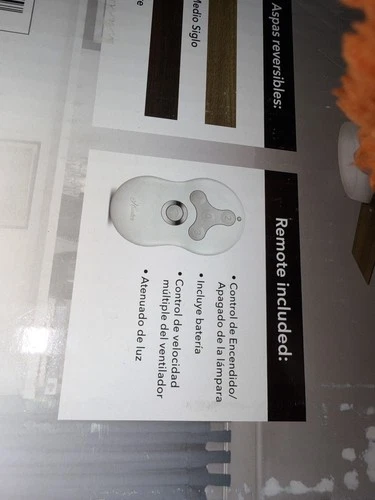 Hunter Dempsey Low Profile 44" Ceiling Fan with LED Light and Remote Control  - Picture 2 of 2