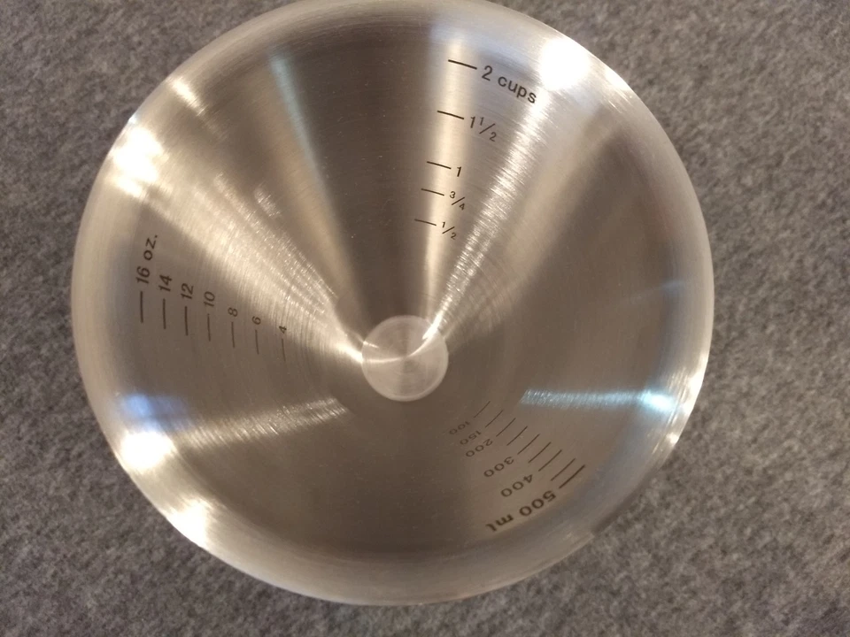 Vaso de medición de doble cara de acero inoxidable Jigger All-clad nuevo sin etiquetas Foto 4 de 4