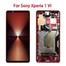 Original LTPO OLED LCD Display Touch Screen Digitizer Frame For Sony Xperia 1 VI