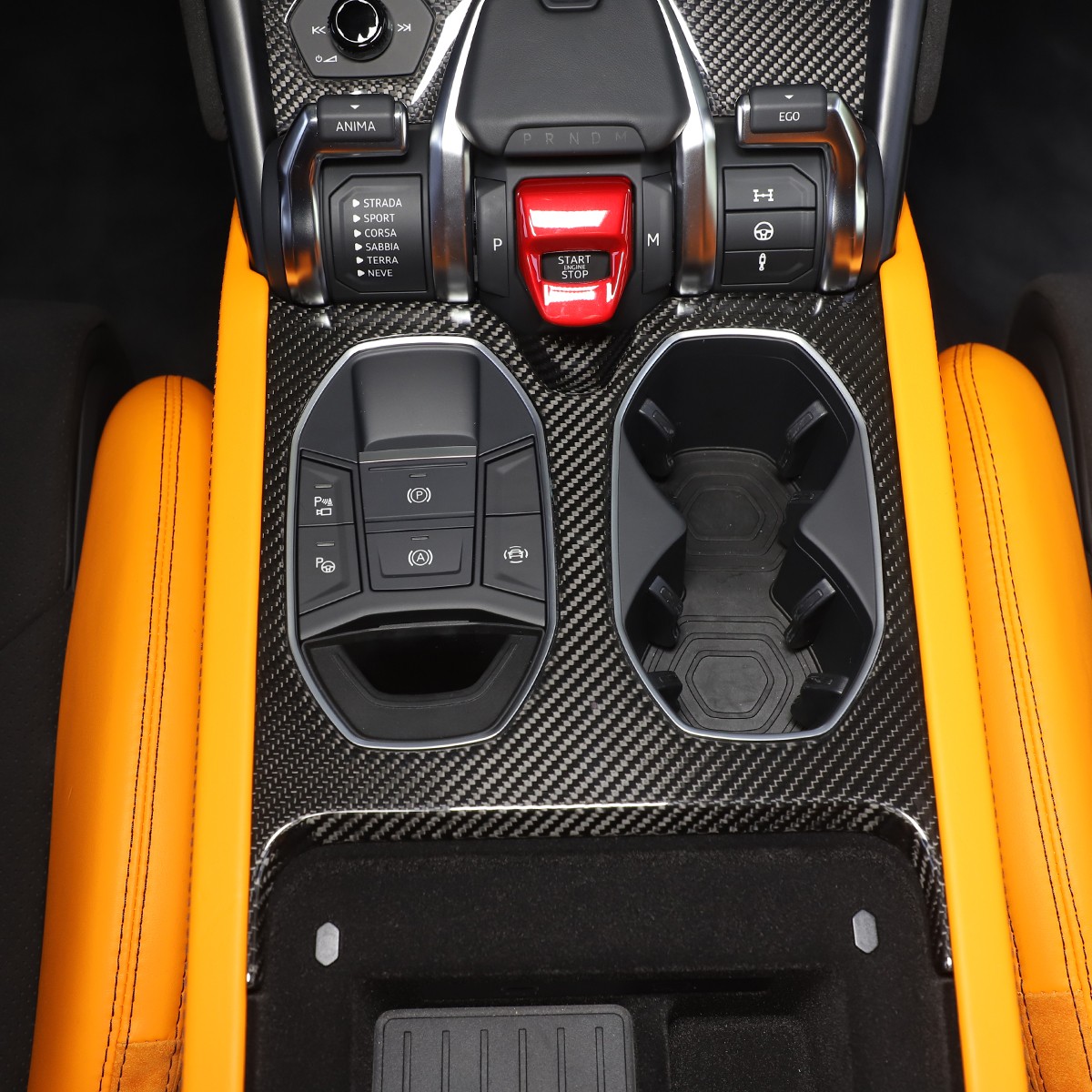 Real Carbon Fiber Central Console Gear Shift Panel Fits LAMBORGHINI URUS 2018-23