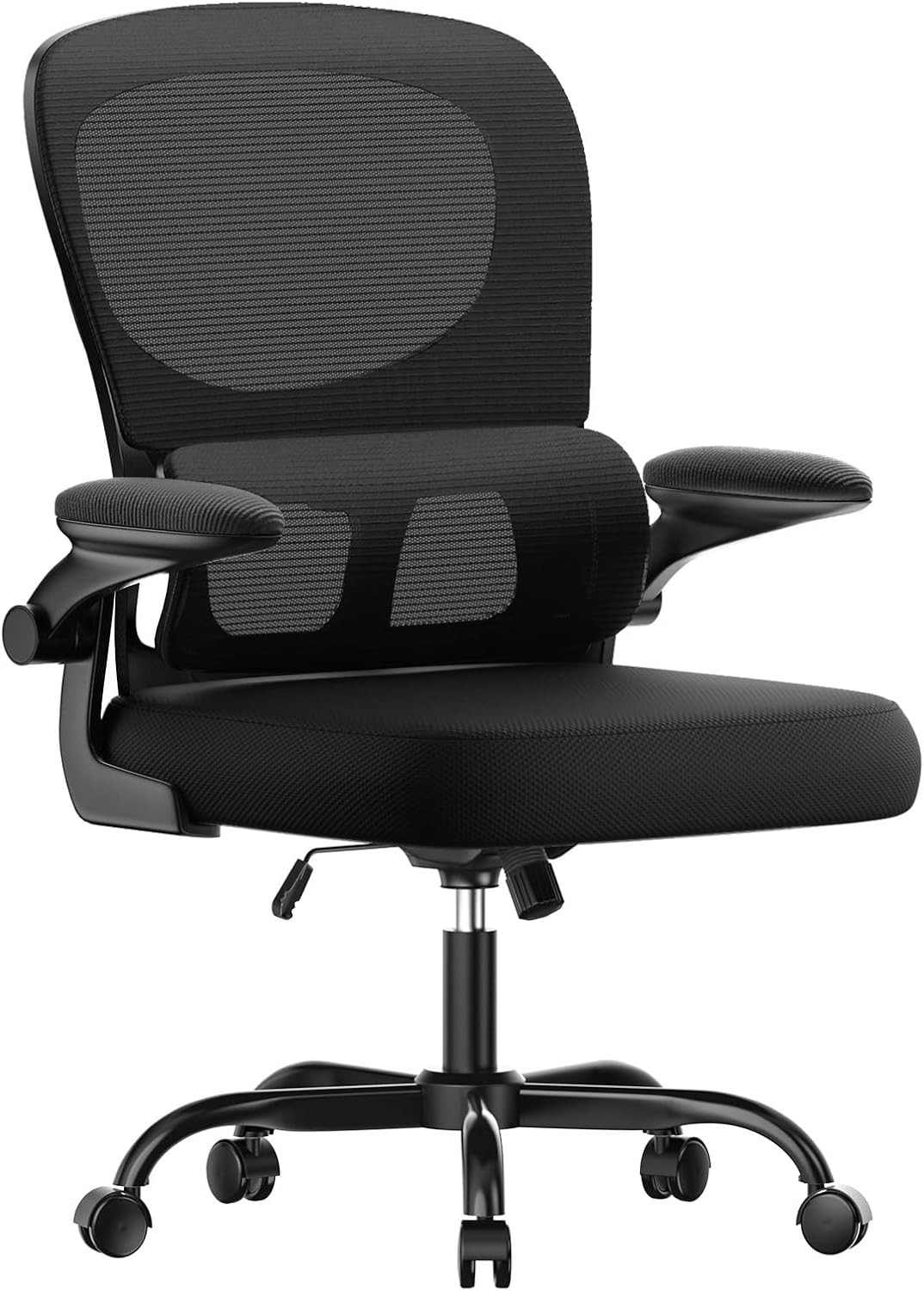 Chaise de bureau ergonomique anti mal de dos avec soutien lombaire actif