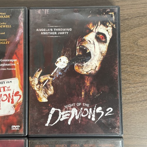 Night Of The Demons 1-3 DVD Lot + Night Of The Demons 2009 Remake - Picture 3 of 14