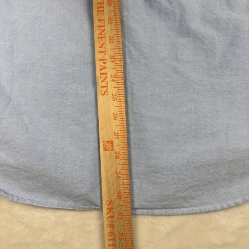 American Eagle Long Sleeve Button Up Shirt Athletic fit Mens size XL Blue - Picture 7 of 7