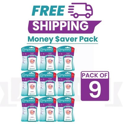 9 Pack Compeed Cold Sore Patch 135 Patches (9 Pack Of 15 Patches)