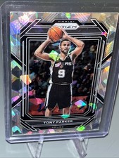 2022-23 Panini Prizm Tony Parker Cracked Ice #299 Spurs