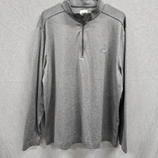 Greg Norman Mens XL Golf Pullover Shark Logo L/S Top