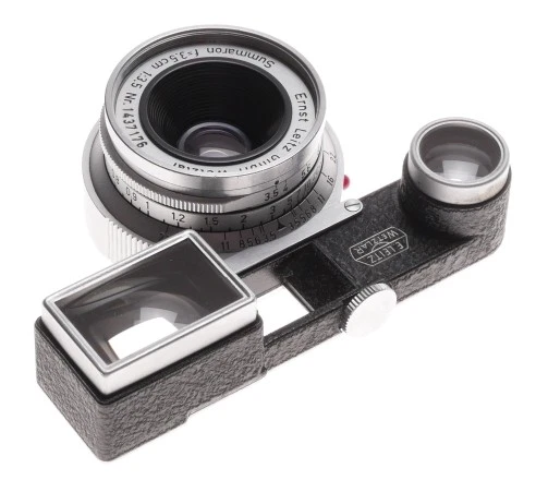 Lente Leica RF con gafas Leitz Summaron f=3,5 1:3,5 gran angular 3,5/35 mm como nueva Foto 3 de 4