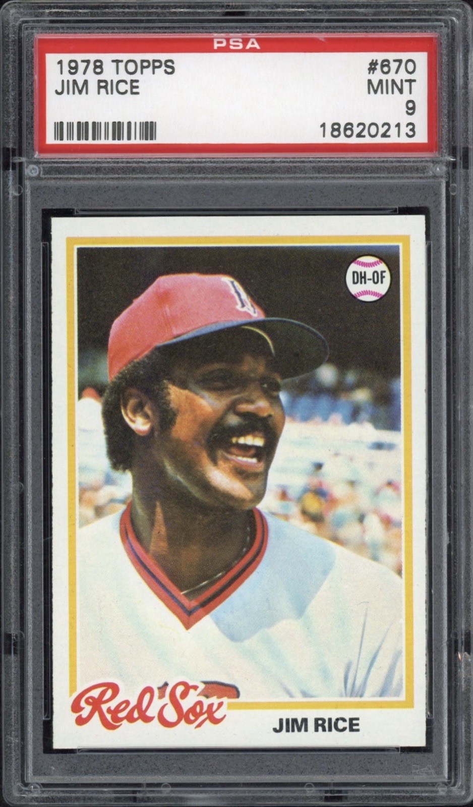 1978 Topps Jim Rice #670 PSA 9 Mint HOF Boston Red Sox