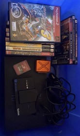 Sony PlayStation PS2 2 Fat Console Bundle With Games TESTED WORKING