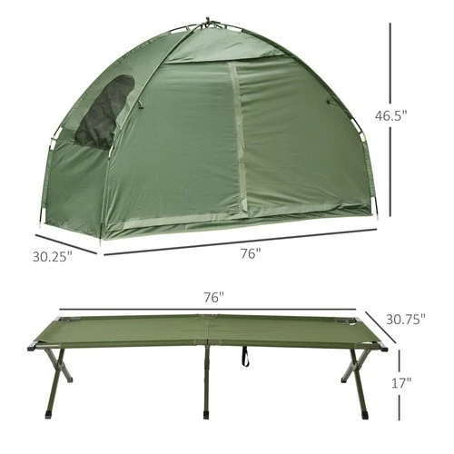 Outsunny Camping Cot - Thumbnail 5