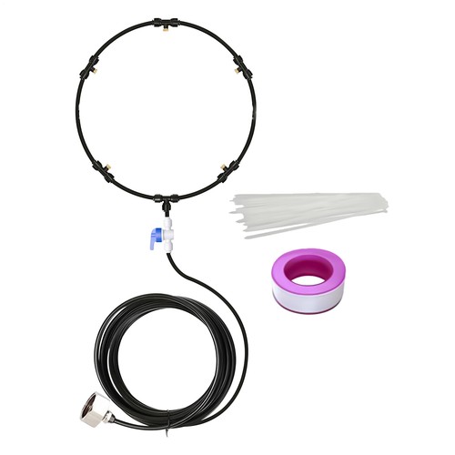 Outdoor Misting Fan Kit for Patio backyard 26.25ft Portable Cooling System - Picture 13 of 14