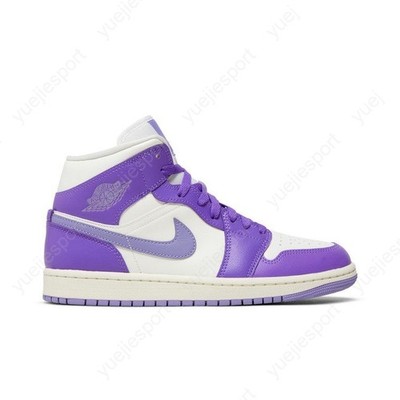 Size 6 - Air Jordan 1 Mid Action Grape W for sale online | eBay