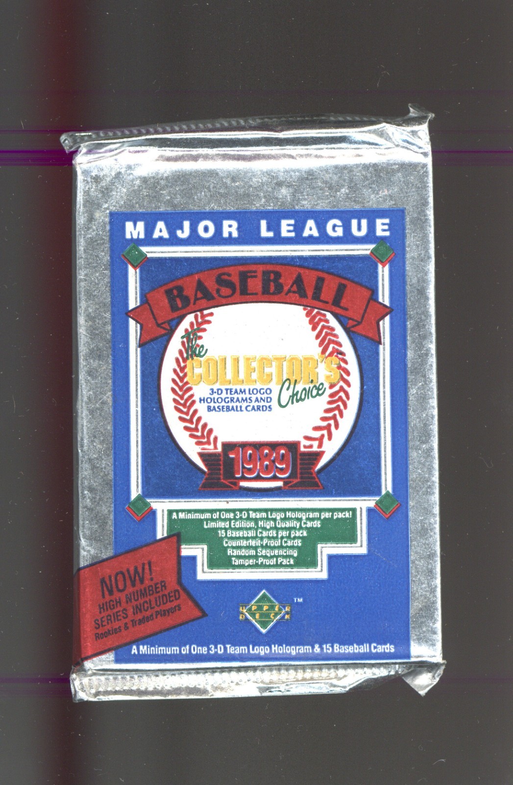 UD Collectors Choice 1989 Sealed Baseball Packs Possible Griffey QTY HIGH SERIES