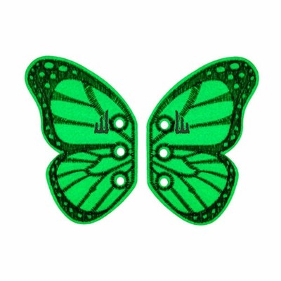 Donkey Products Schmetterling für die Schnürsenkel Shwings 2-tlg. Gelb Leuchtend