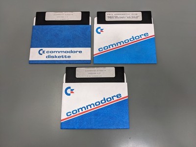 (3) Commodore 1571/128D Diagnostic Diskettes RARE Preliminary V1.1 + V1.2, AS-IS