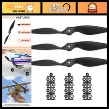 3 Pcs 8x6 Inch RC Propellers - 2-Blade Vane Props with Washers for Drones & Plan
