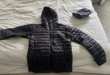 Rab Men's Black Microlight Alpine Hooded Down Jacket