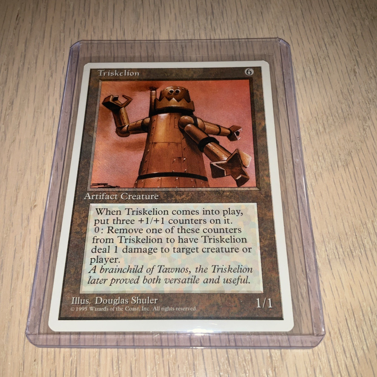 1995 Magic The Gathering MTG Triskelion 4th Edition Mint Authentic RARE Vintage