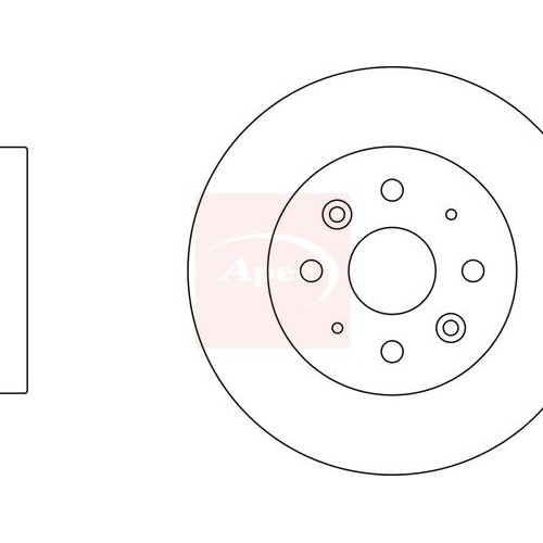 APEC Brake Disc DSK2440