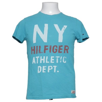 Tommy Hilfiger Denim, T-shirt, Größe: M, Blau, Print, Herren #smQ