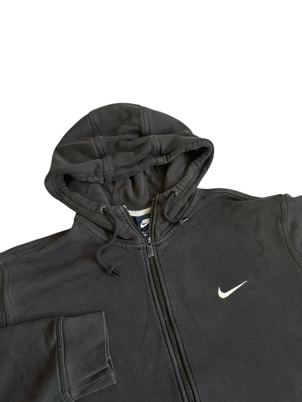 SACAI X NIKE Giacca vintage Nike Essential con cappuccio ricamata logo swoosh uomo 2XL