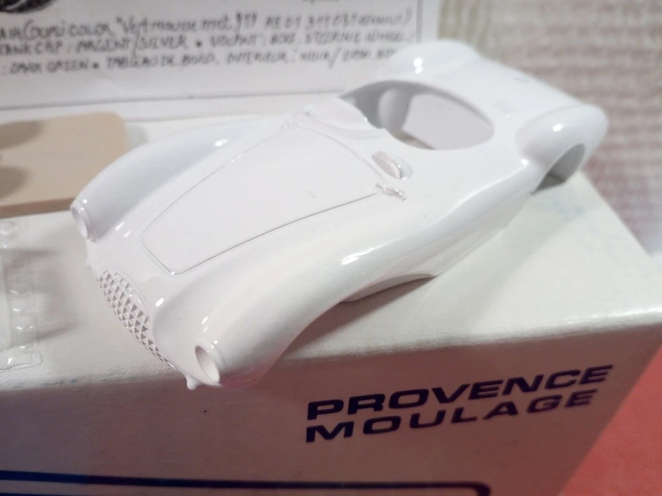 1-43 Aston Martin DB3 Spider Le Mans '54 #22 Resin kit prepainted Provence - Immagine 3 di 4