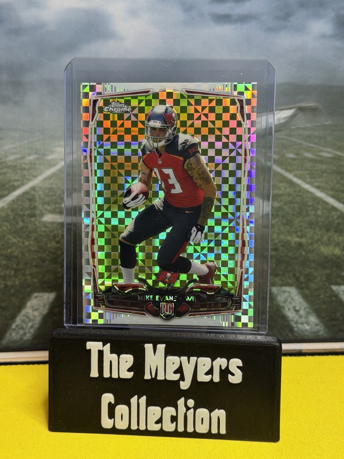 Mike Evans 2014 Topps Chrome RC Ball Right Hand X-Fractor  #185 🔥💎🔥