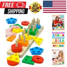 Montessori Toys for 1 2 3 Old Boy Girl, Toys for Ages 2-4 Toddlers Kids Baby...