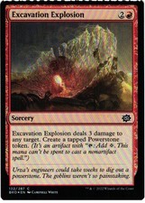 Excavation Explosion 132 C The Brothers' War NM Foil MTG