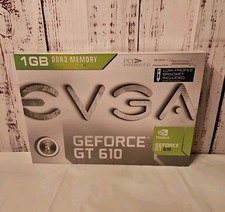 New Sealed EVGA NVIDIA GeForce GT610 01GP32615KR 1GB DDR3 PCI Express 2.0