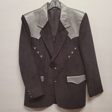 Pioneer Wear Jacket Western Blazer Cowboy Coat Vintage Corduroy Mens Size 40