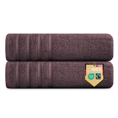 2x Extra breites Saunahandtuch 90x200 PREMIUM Baumwolle SPA Frottee Badetuch