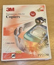 Brand New 3M PP2500 Transparency Film for Copier Bonus 120 sheets 8.5 x 11